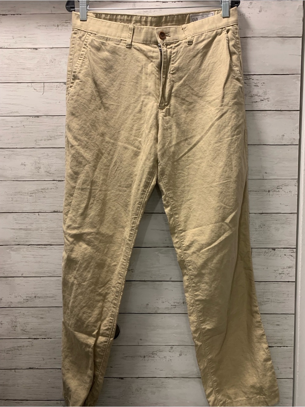 Gap straight Linen Khaki